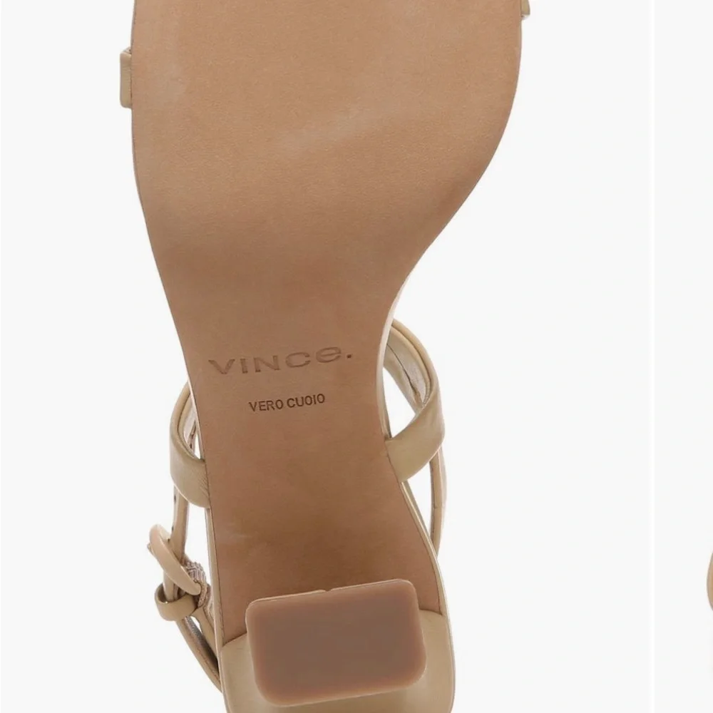 NIB Vince Luella Ankle Strap sandal in Blonde leather - 9M